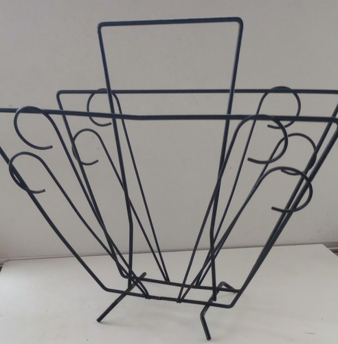 Vtg magazine rack - mcm, 1950s