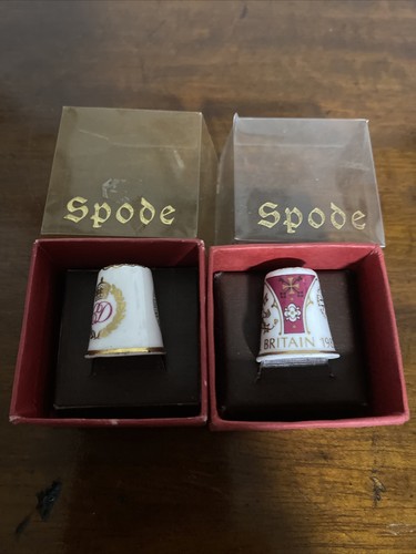 Two spode thimbles charles - spode,