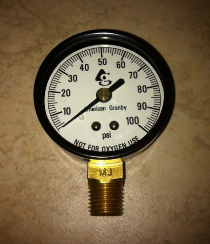 100 psi water - water, gauge