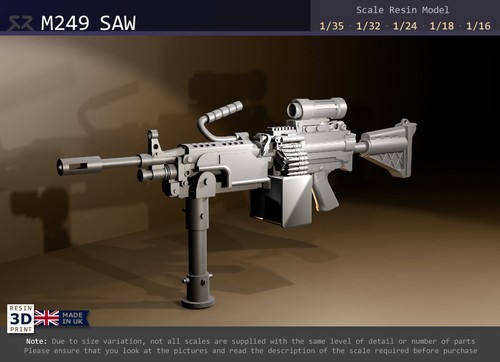 M249 saw 1 32 - -, 1/32,