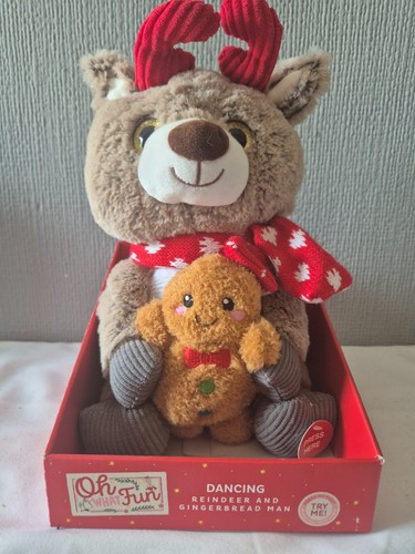 Dancing singing reindeer - singing,