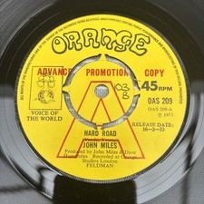 John Miles - Hard Road 7”