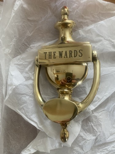 The wards vintage door knocker - the,
