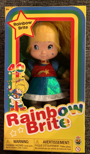 Rainbow brite doll toy - rainbow,