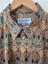 NEW James Meade Liberty of London Tana Lawn Ianthe Print Fabric Cotton Shirt 22