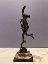 After Giambologna 19thC Italian Grand Tour Bronze of Mercury