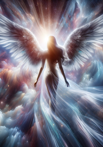 Stunning angel wings canvas - stunning,