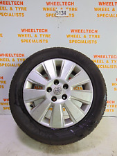 VAUXHALL VECTRA ALLOY WHEEL AND TYRE 215/55 R16 - AROUND 4MM OF TREAD