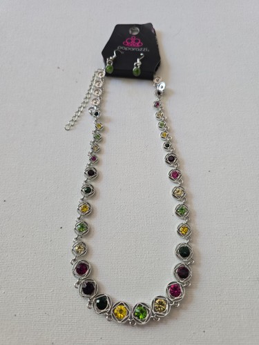 Multi color paparazzi necklace - paparazzi,