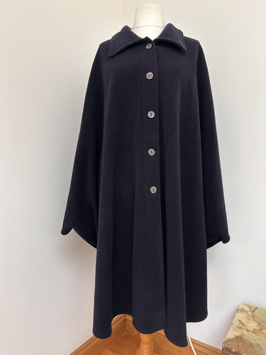 Vintage deep navy wool - deep,