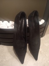 L.K. Bennett Suede Leather Pointed Court Shoe Kitten Heal Size EUR 42 UK 8