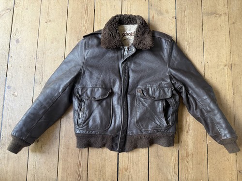 1980s schott 674 - schott, cowhide