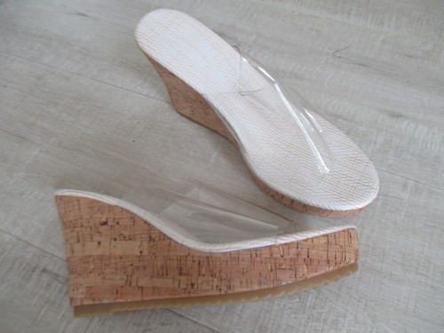 New cork wedge heel perspex - wedge,
