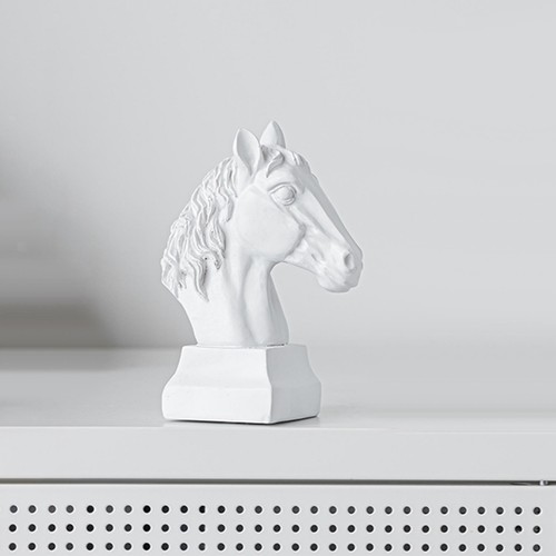 Horse head statue resin animal - horse,