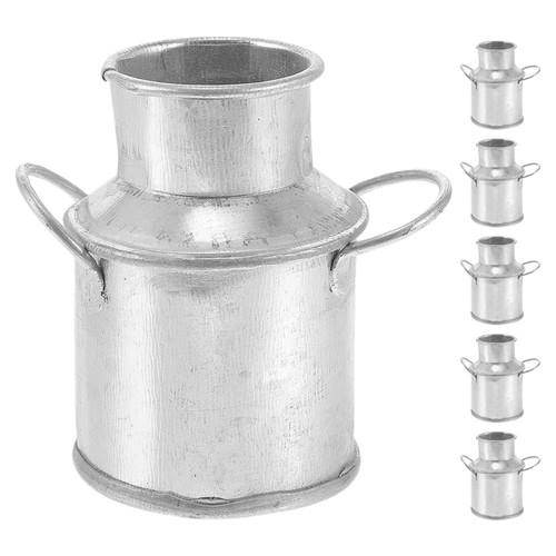 6pcs small metal buckets - 6pcs,
