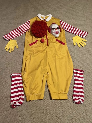 Scary clown costume jester - scary,