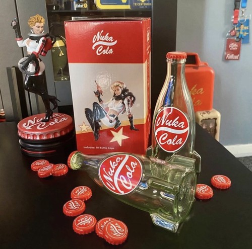 Fallout nuka cola glass - nuka, bottle