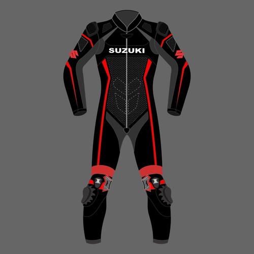 Suzuki motorbike leather - suzuki,