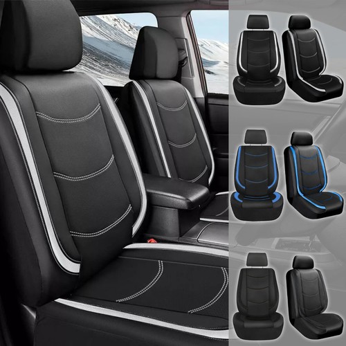 Leather front car seat - leather,