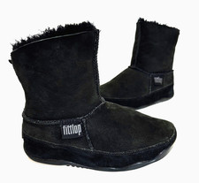 Ladies FITFLOP  Black Suede