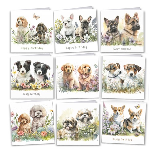 Dog greeting cards german - greeting,