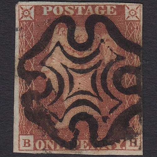 H44 1841 1d red brown - h44_27, gb