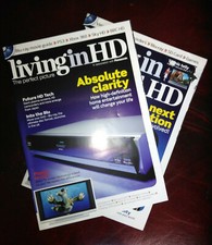 2 x Panasonic Living in Full HD Magazines Product Guide Catalogue Brochures 2007