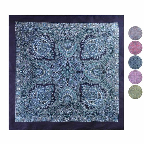 Colourful paisley 100 cotton - colourful,