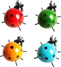 4Pcs Iron Ladybug Ladybird