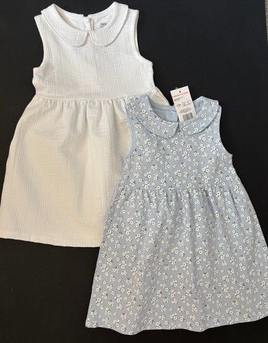 Baby girls white floral - girls, white/floral