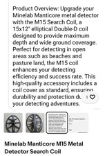 Minelab Manticore M15 Metal Detector Search Coil