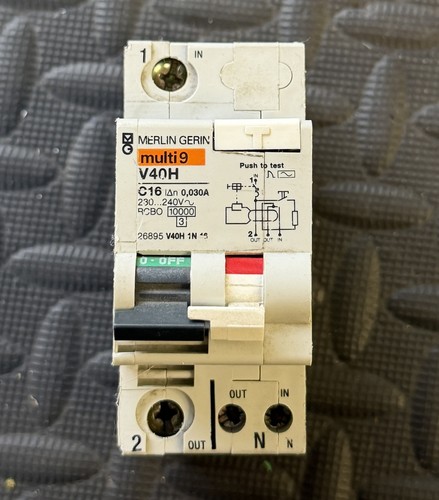 Merlin gerin rcbo amp 30ma - 16,