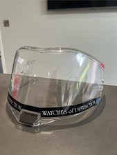 Jason O’halloran World Champion EWC LS2 Clear Podium Helmet Visor. Signed.
