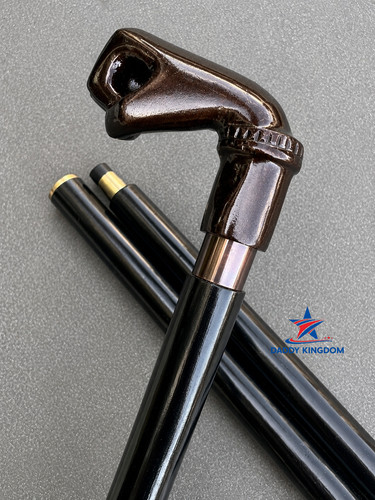 Solid brass punch head vintage - brass,
