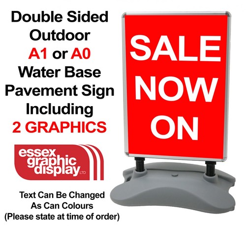 Sale now outside pavement - sale, on