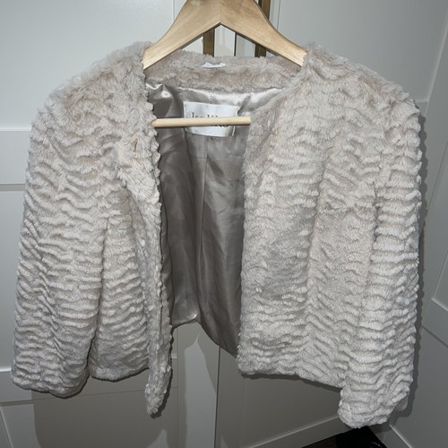 Kaliko size cropped faux fur - size, 8