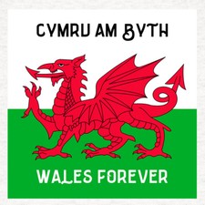 Welsh Flag-Cymru am byth-