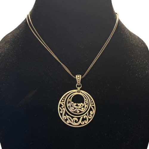 Brighton silver tone scroll - tone,