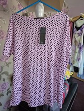 Ladies Bonmarche Pink/Black
