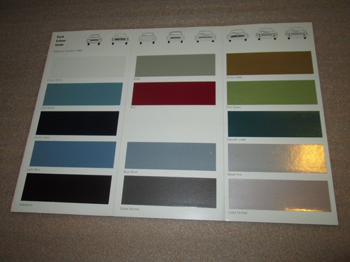 1968 ford paint trim - paint,