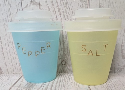 Tupperware atomic yellow blue - atomic,