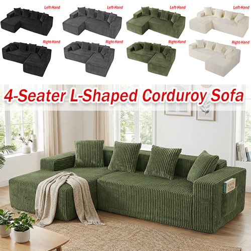 Shaped corner sofa with - sofa,
