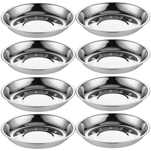 Pcs stainless steel round - 8,