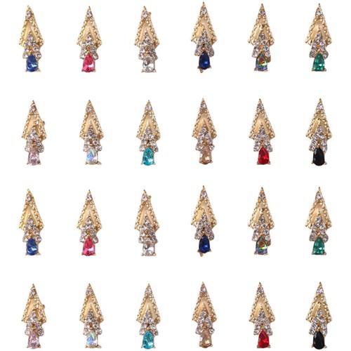 24pcs nail charms rhinestone - 24pcs,