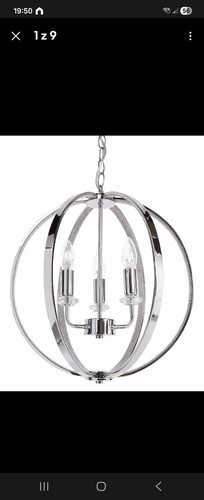 Lights metal chandelier - 3,
