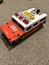 Tonka Hummer Fire Rescue 911 With Lights And Siren Moves Back And Forward 2000