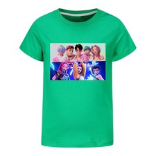 Kids Boys Girls Devil Hunters T-Shirts K-Pop Short Sleeve Cotton Tops Tee UK