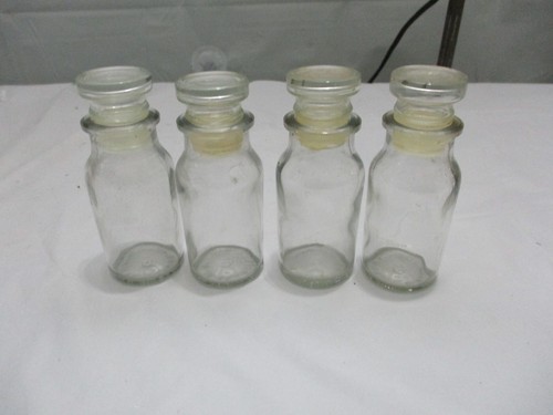 Vintage glass spice - 4-,