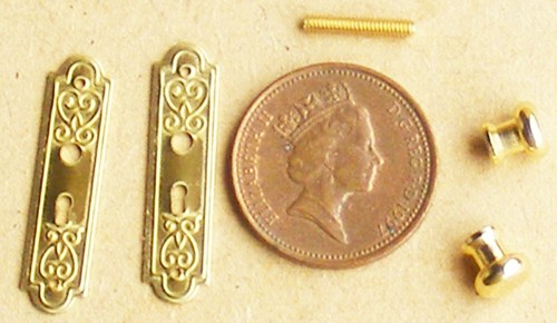 Dolls house door knobs - house,