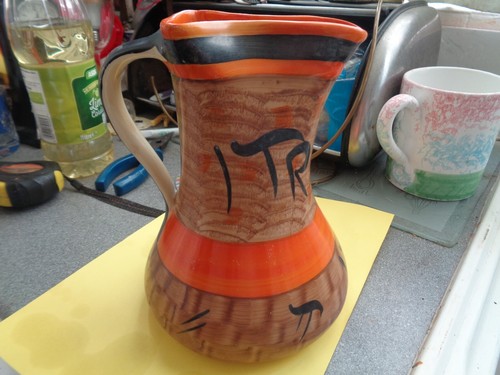 1930s myott art pottery jug - 1930s,